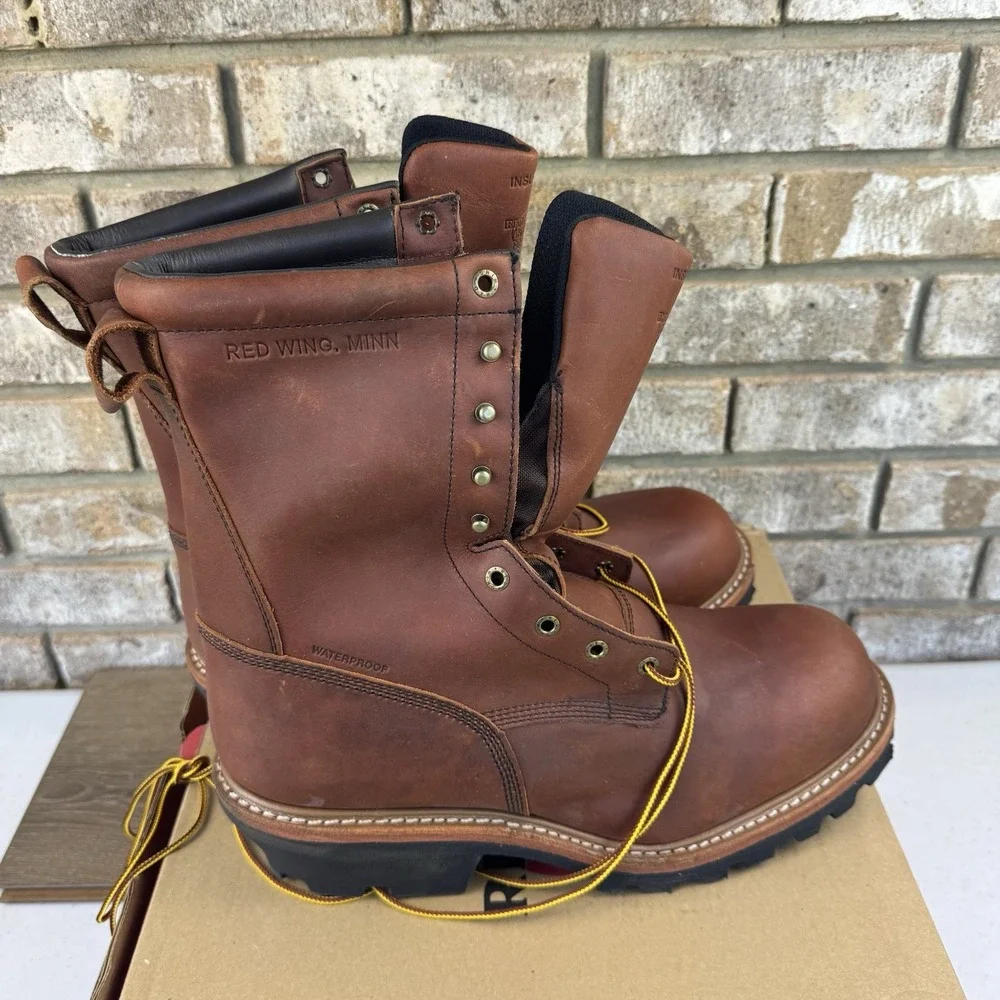 Red Wing Loggermax Sz 13D Waterproof 9